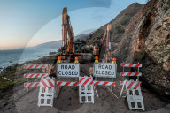 NEWS -  Bauabarbeiten am beschädigten Highway 1 in Big Sur, Kalifornien