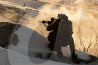 Royal Marines master survival skills in the Arctic