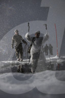 Royal Marines master survival skills in the Arctic