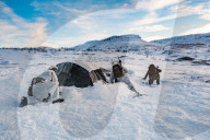 Royal Marines master survival skills in the Arctic 