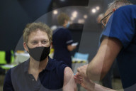 Transport Secretary Grant Shapps gets vaccinated