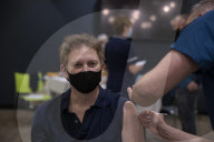 Transport Secretary Grant Shapps gets vaccinated