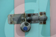 Locked down in Brighton ñ in pictures. 
Photographer Antonio Olmos takes his daily exercise along the 3km beachfront in Brighton and Hove documenting 423 of the beach huts.