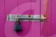 Locked down in Brighton ñ in pictures. 
Photographer Antonio Olmos takes his daily exercise along the 3km beachfront in Brighton and Hove documenting 423 of the beach huts.