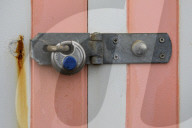 Locked down in Brighton ñ in pictures. 
Photographer Antonio Olmos takes his daily exercise along the 3km beachfront in Brighton and Hove documenting 423 of the beach huts.