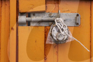 Locked down in Brighton ñ in pictures. 
Photographer Antonio Olmos takes his daily exercise along the 3km beachfront in Brighton and Hove documenting 423 of the beach huts.