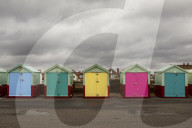 Locked down in Brighton ? in pictures. 
Photographer Antonio Olmos takes his daily exercise along the 3km beachfront in Brighton and Hove documenting 423 of the beach huts.