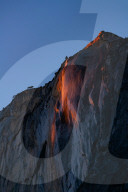 FEATURE - Naturphänomen "Yosemite Firefall" am Horsetail Fall