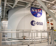 Artemis I ESA Logo Installation