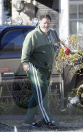 Bill ClintonÍs half-brother Roger Clinton is seen outside his home in Torrance on the outskirts of Los Angeles. 