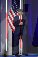 NEWS - USA: Ex-Präsident Trump spricht an der CPAC 2021 in Orlando