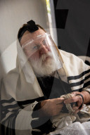 Orthodox Jews celebrate Purim in Bnei Brak