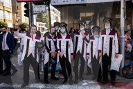 Orthodox Jews celebrate Purim in Bnei Brak