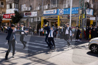 Orthodox Jews celebrate Purim in Bnei Brak