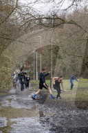 Muddy lockdown walks and daily exercise in and around London
