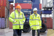 Boris Johnson and Rishi Sunak Post Budget visit to Teesport