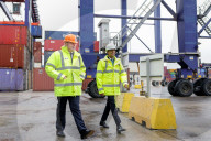 Boris Johnson and Rishi Sunak Post Budget visit to Teesport
