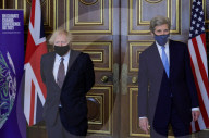 Boris Johnson meeting with John Kerry