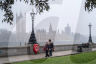 A misty morning before Chancellor Rishi Sunak unveils his 2021 Budget. 