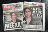 ROYALS - Titelseiten der britischen Zeitungen nach dem Meghan-Harry-Interview