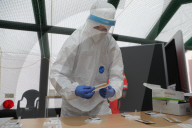 NEWS - Coronavirus:  Dresden - Kostenlose Corona-Schnelltest-Station auf Messegelände