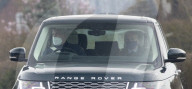ROYALS - Prinz Andrew im Auto beim Schloss Windsor