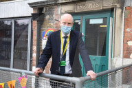 Schools Minister Nick Gibb at Goldfinch School today in Streatham