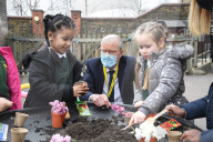 Schools Minister Nick Gibb at Goldfinch School today in Streatham