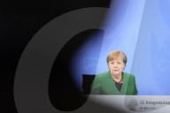 NEWS - Angela Merkel bei der Presekonferenz nach dem 13. Integrationsgipfel in Berlin
