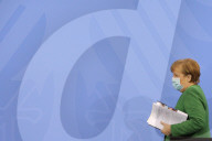 NEWS - Angela Merkel bei der Presekonferenz nach dem 13. Integrationsgipfel in Berlin