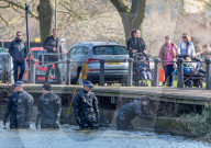Specialist police diving unit searches ponds on Clapham Common this morning as the hunt for missing Londoner, Sarah Everard 33 continues.