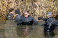 Specialist police diver unit searches ponds on Clapham Common this morning as the hunt for missing Londoner, Sarah Everard 33 continues.