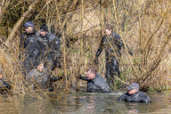 Specialist police diver unit searches ponds on Clapham Common this morning as the hunt for missing Londoner, Sarah Everard 33 continues.