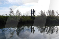 Kayaking on the River Stort in Essex during lockdown 2.0 in the UK.