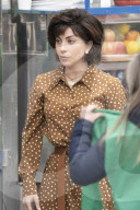 Lady Gaga and Adam Driver filming 'House of Gucci' in Milan