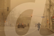 NEWS - In Peking herrscht Sandsturmwetter