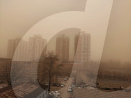 NEWS - In Peking herrscht Sandsturmwetter