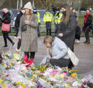 Floral & written tributes for Sarah Everard left by hundreds of Londoners laying flowers at a bandstand in Clapham Common, London.