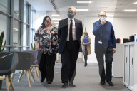 Michael Gove visits Glasgow