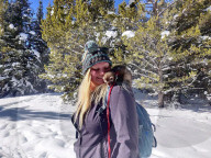 FEATURE - Lauren Smith geht mit ihrem Frettchen gern auf Tour