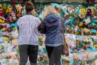 NEWS - Gedenken für getötete Sarah Everard am Clapham Common Bandstand in London