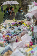 NEWS - Gedenken für getötete Sarah Everard am Clapham Common Bandstand in London