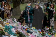 NEWS - Gedenken für getötete Sarah Everard am Clapham Common Bandstand in London