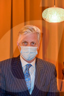 Philippe beim Besuch des multidisziplinären Kunstzentrums Beursschouwburg