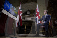 Foreign Secretary Dominic Raab gives a speech at the Aspen