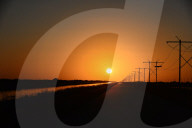 FEATURE - Ruft Fernweh hervor: Sonnenuntergang in den Everglades, Florida