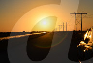 FEATURE - Ruft Fernweh hervor: Sonnenuntergang in den Everglades, Florida