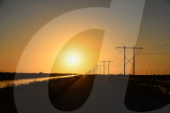 FEATURE - Ruft Fernweh hervor: Sonnenuntergang in den Everglades, Florida