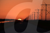 FEATURE - Ruft Fernweh hervor: Sonnenuntergang in den Everglades, Florida