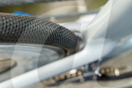 FEATURE - Fahrrad mit luftlosen Reifen, die für die Mond- und Mars-Rover-Missionen entwickelt wurden